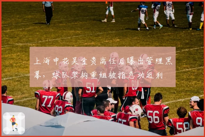 上海申花吴金贵离任后曝出管理黑幕，球队架构重组被指急功近利