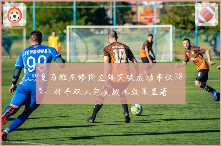 皇马维尼修斯左路突破成功率仅38%，对手双人包夹战术效果显著