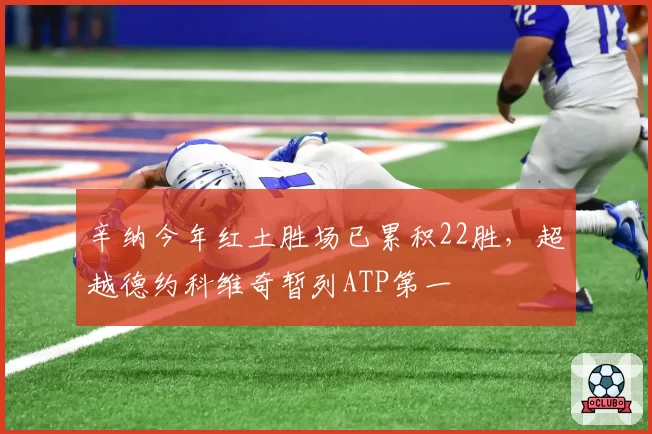 辛纳今年红土胜场已累积22胜，超越德约科维奇暂列ATP第一